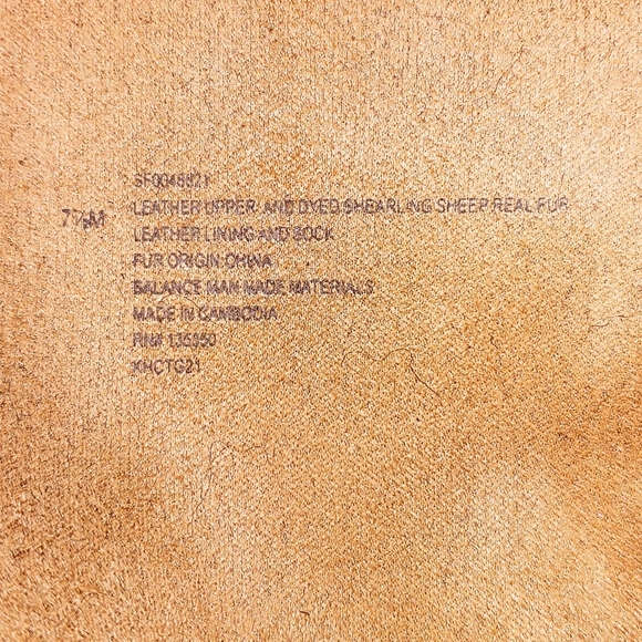 Sofft Waterproof Suede Shearling Tall Boots Comfy Wedge Heel Snow Winter Boots 7 - Picture 14 of 16